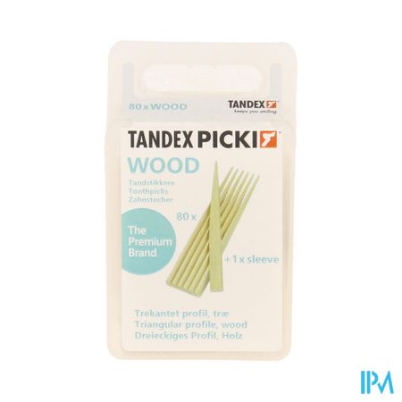 Tandex Toothpicks Wood 80