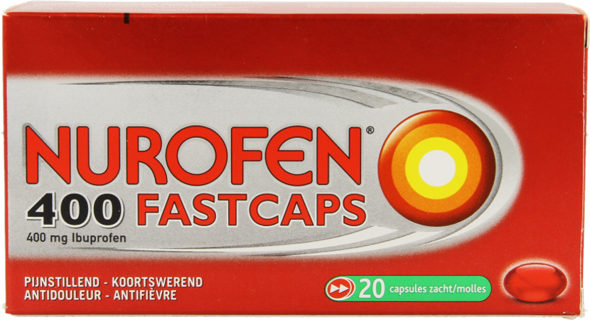 Nurofen 400 Fastcaps Caps 20x400mg 9