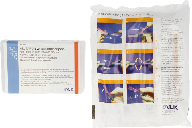 Alutard Sq Bee Susp Inj Instel. 4x5ml 1