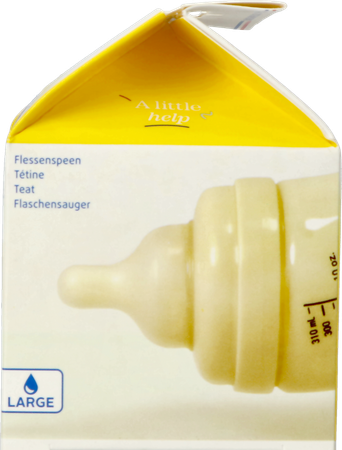 Difrax Tetine Natural Wide Large 678 3