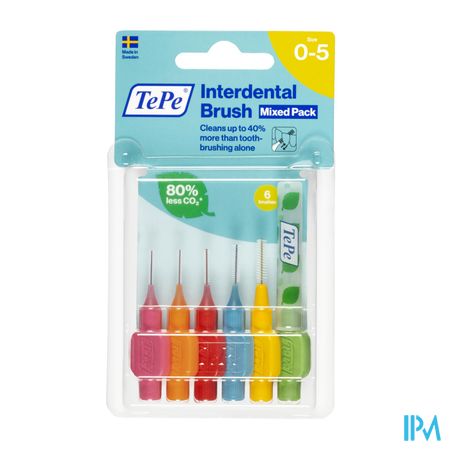 Tepe Interdental Brush Assorted 6