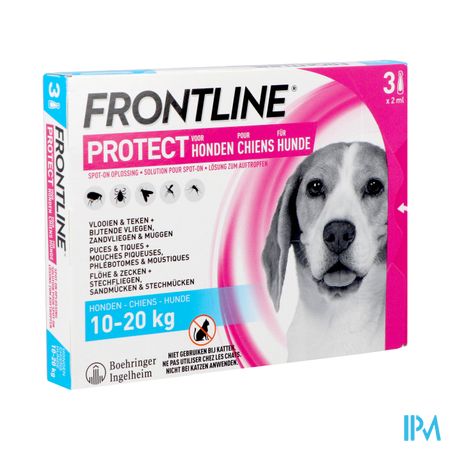 Frontline Protect Spot On Sol Chien 10-20kg Pipet3