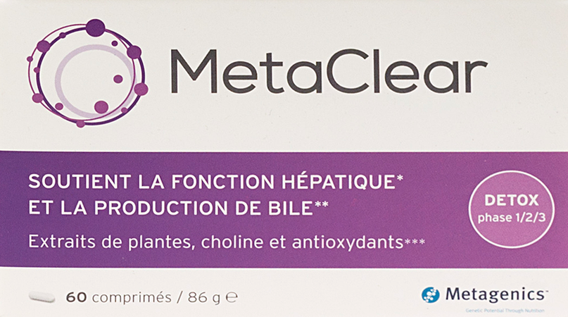 Metaclear Comp 60 Metagenics 2