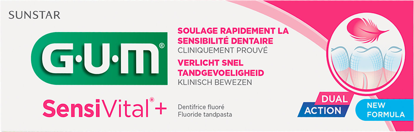 GUM® SensiVital® + Tandpasta 75ml 1