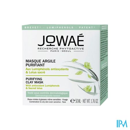 Jowae Masque Argile Purifiant Pot 50ml