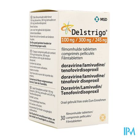 Delstrigo 100mg/300mg/245mg Filmomh Tabl 30