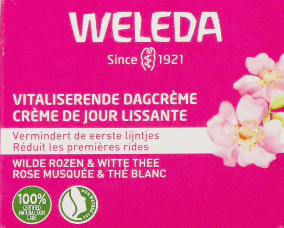 Weleda Creme Jour Liss. Rose Musq.&the Blanc 40ml 4
