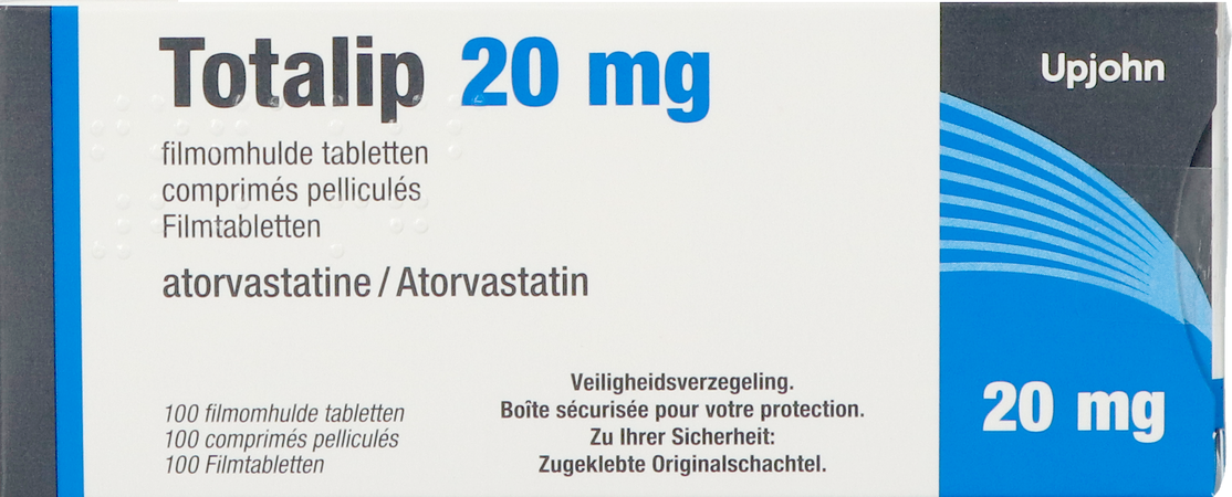 Totalip 20mg Filmomh Tabl 100 4
