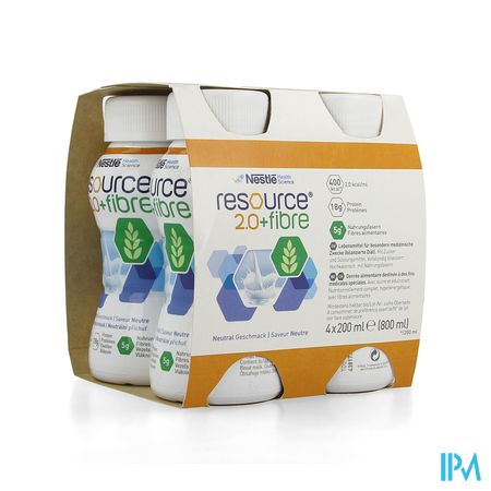 Resource 2.0 Fibre Neutraal 4x200ml 12100792