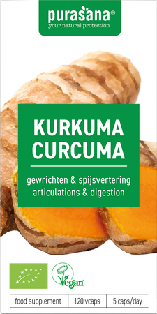Purasana Vegan Kurkuma Bio Caps 120 8