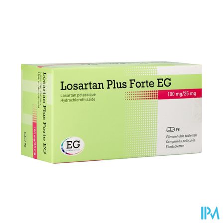 Losartan Plus Forte EG 100 Mg/25,0Mg Filmom Tabl98