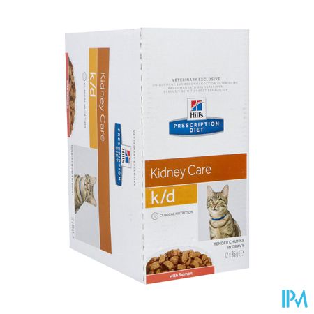 Hills Prescrip.diet Feline Kd Salmon 12x85g 605616