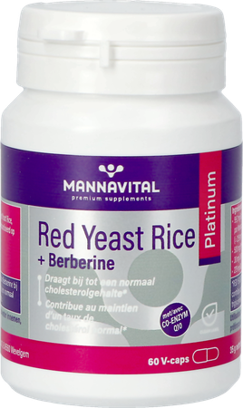 Mannavital Red Yeast Rice+berberine Plat.v-caps 60 8