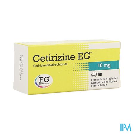 Cetirizine EG          Comp 50X10Mg