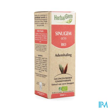 Herbalgem Sinugem Ademhalingsweg Complex Gutt 50ml