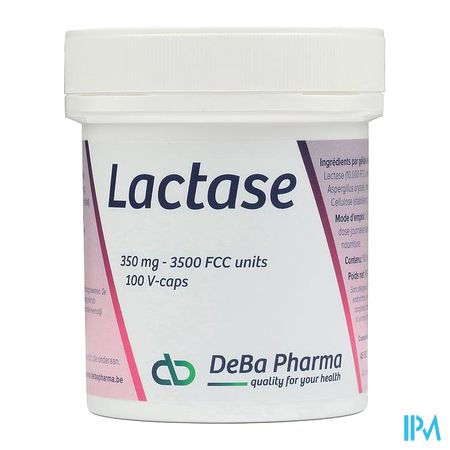 Lactase 350mg V-caps 100 Deba 3