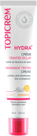 Topicrem Hydra+ Getinte Cr Eclat Licht 40ml Nf 2