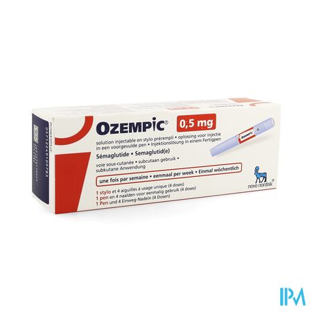 Ozempic 0,50mg Sol Inj 1,5ml Voorgev.pen 1 + 4 Nld