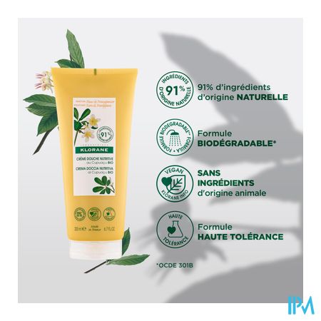 Klorane Lichaam Douchecr Plumeria 200ml Nf 5