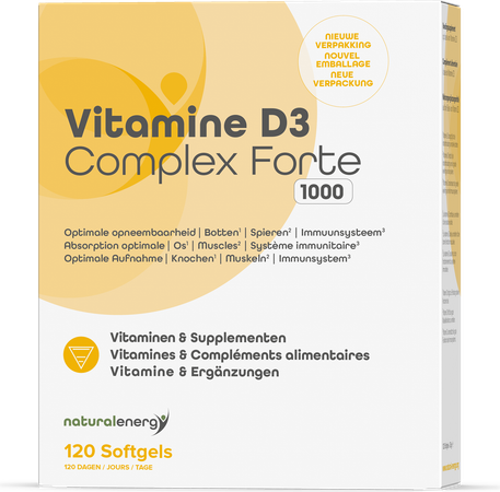 Vitamine D Complex Forte 1000ui 120 Natural Energy 4