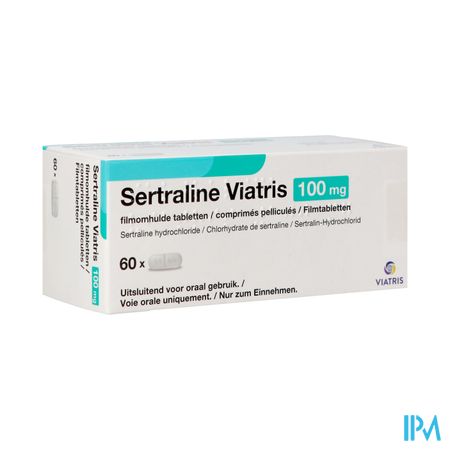 Sertraline Viatris 100mg Tabl 60