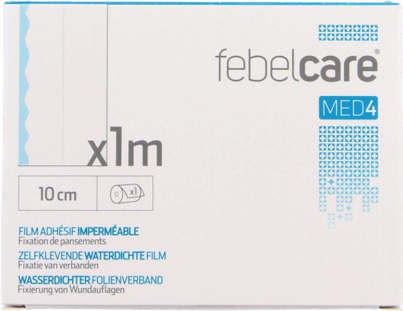 Febelcare Med4 Film Zelfklevend Wtp 10cm 1m 1 3