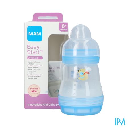 Mam Zuigfles Easy Start A/colic Jongen 160ml 7