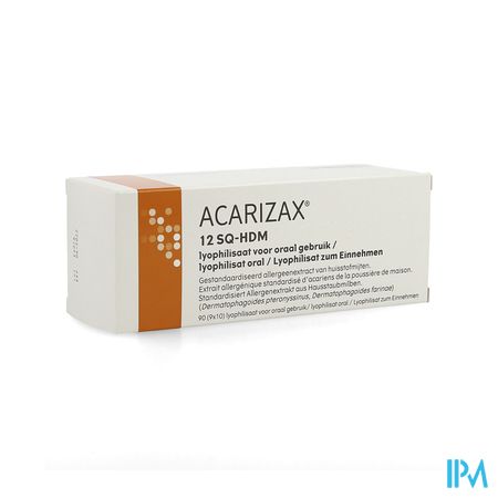 Acarizax Lyophilisaat Sublinguaal Smelttablet 90