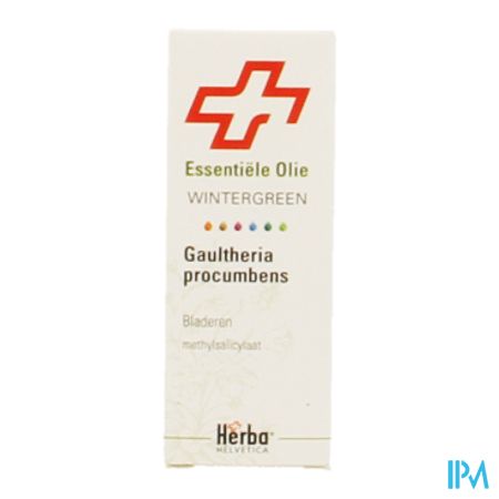 Wintergroen Procumb.blad Herba Helv.ess Olie 10ml 1