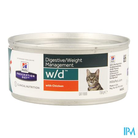 Hills Prescrip.diet Feline Wd Minced 156g 9455g 2