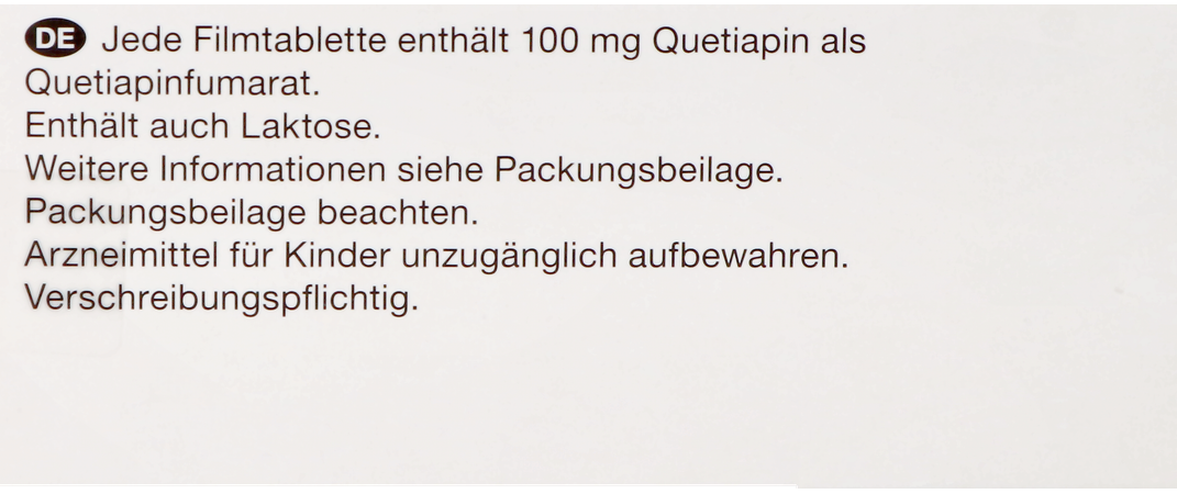 Quetiapine Viatris 100mg Filmomh Tabl 100 4