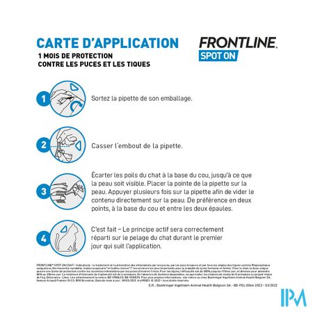 Frontline Spot On Kat 10% Pipet 6x0,50ml 5