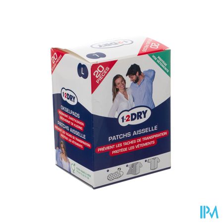 1-2dry Okselpads Large 20