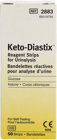 Keto-diastix Strips 50 A 2883 B 51 2