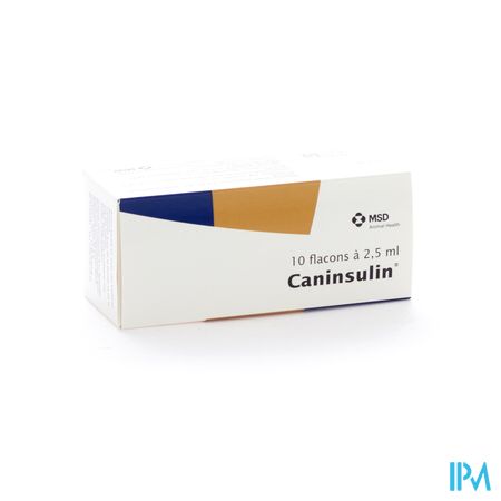 Caninsulin Insulinespuit 40iu/1ml 10x2,5ml 1