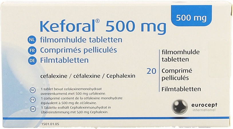 Keforal Comp Pell 20x500mg 1