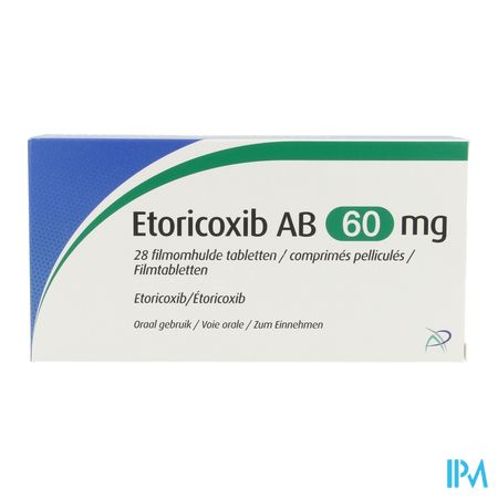 Etoricoxib Ab 60mg Comp Pell 28 X 60mg 1
