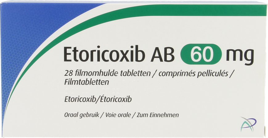 Etoricoxib Ab 60mg Comp Pell 28 X 60mg 1