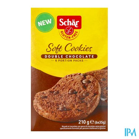 Schar Soft Cookies Double Choc 210g Revogan 2