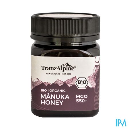 Tranzalpine Bio Manuka Honing Mgo 550+ 250g