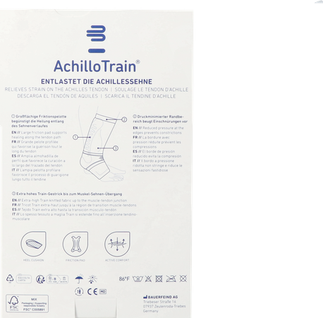 Achillotrain Enkelbandage Zwart M4 5