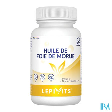 Lepivits Levertraanolie Caps 200 Nf