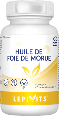 Huile Foie De Morue Caps 200 Lepivits