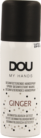Dou My Hands Handspray Desinfecterend Ginger 45ml 1