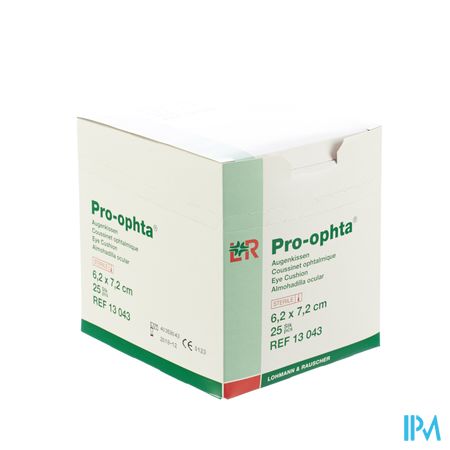 Pro-ophta Coussin Ophtalmo Ster 6,2x7,2cm 25 13043 2