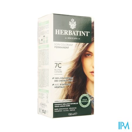 Herbatint Blond Askleurig 7c 150ml 1