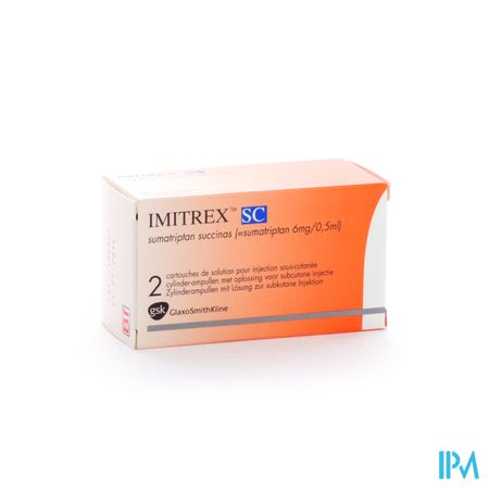 Imitrex Sc Patroon 2x6mg/0,5ml