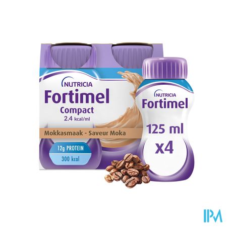 Fortimel Compact 2.4kcal Mokka 4x125ml