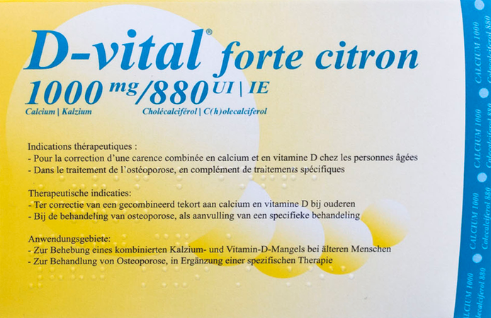 D-vital Forte Citroen 1000mg/880ie Bruis Zakjes 30 3
