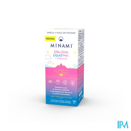 Minami Epa+dha Liquid Mini + Vit D3 Fl 100ml